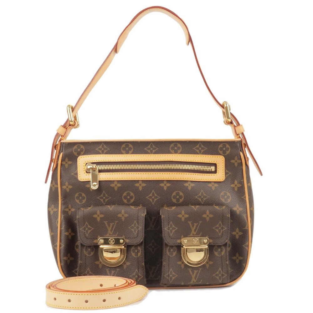 Hudson GM Monogram Canvas Shoulder Bag